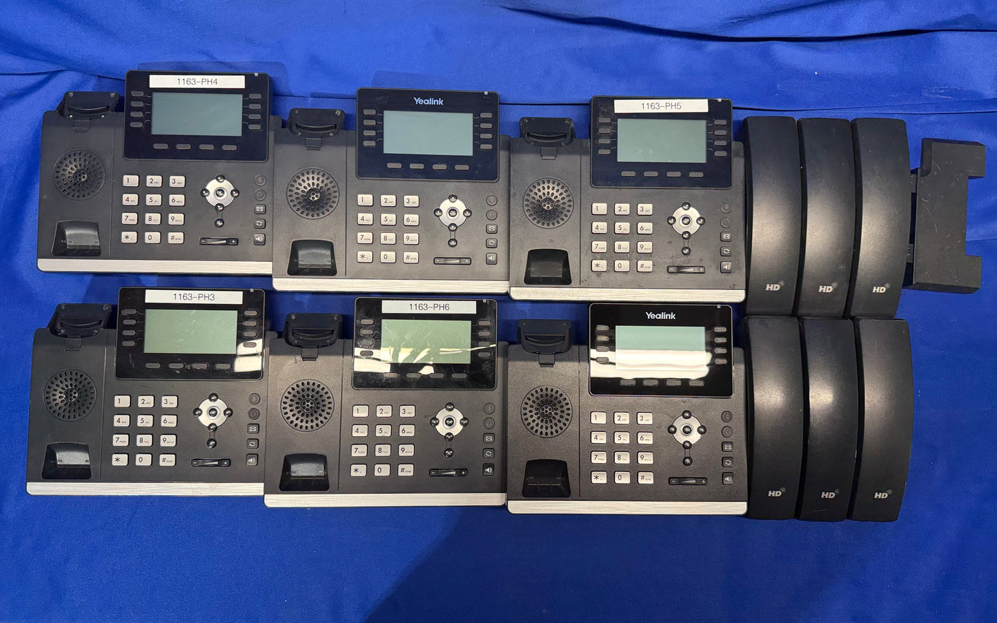 Lot of 22 IP Phones(14x Yealink T27G, 6x T43U, 1x T41S, 1x Cisco CP-8811)