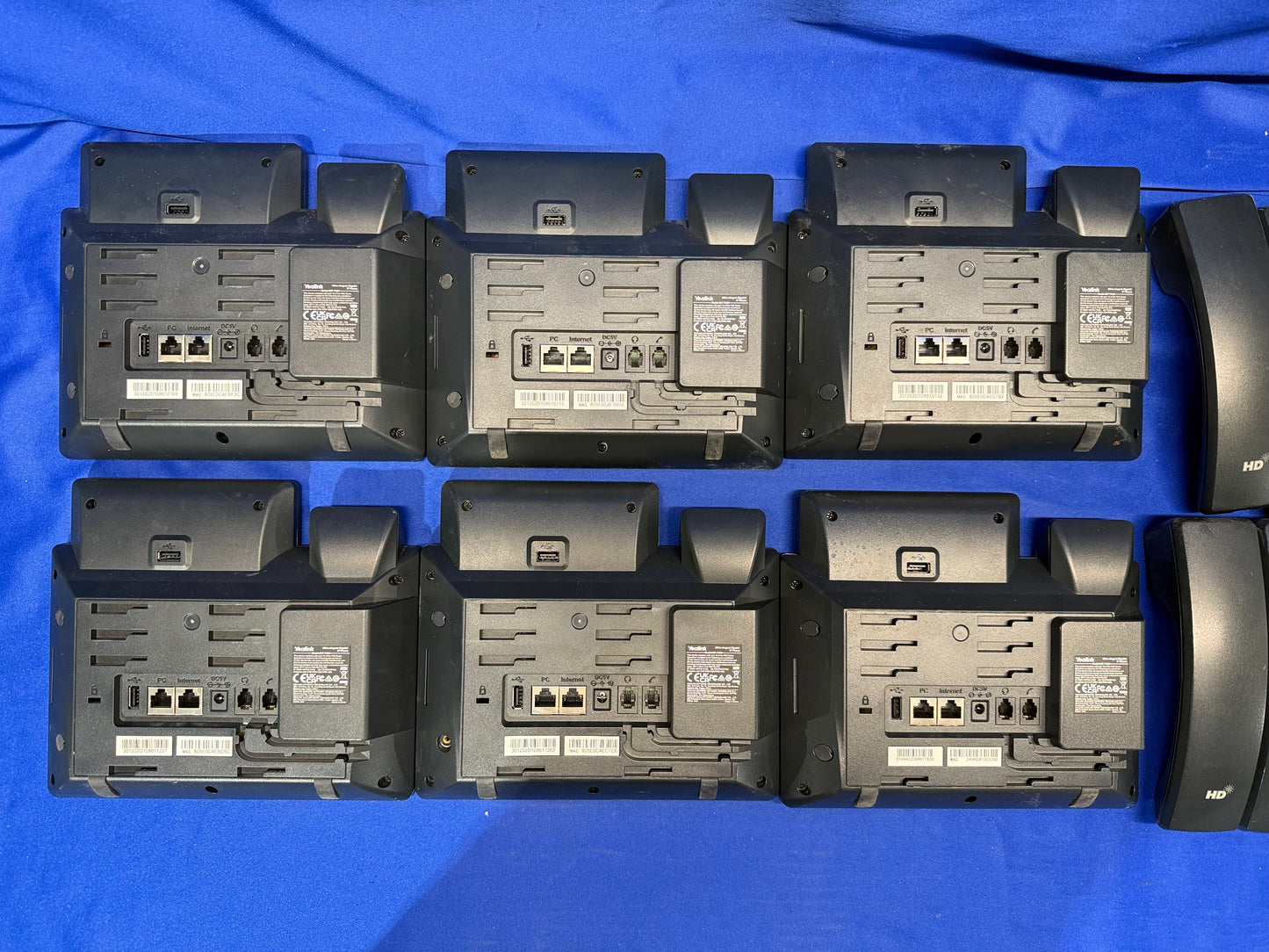 Lot of 22 IP Phones(14x Yealink T27G, 6x T43U, 1x T41S, 1x Cisco CP-8811)