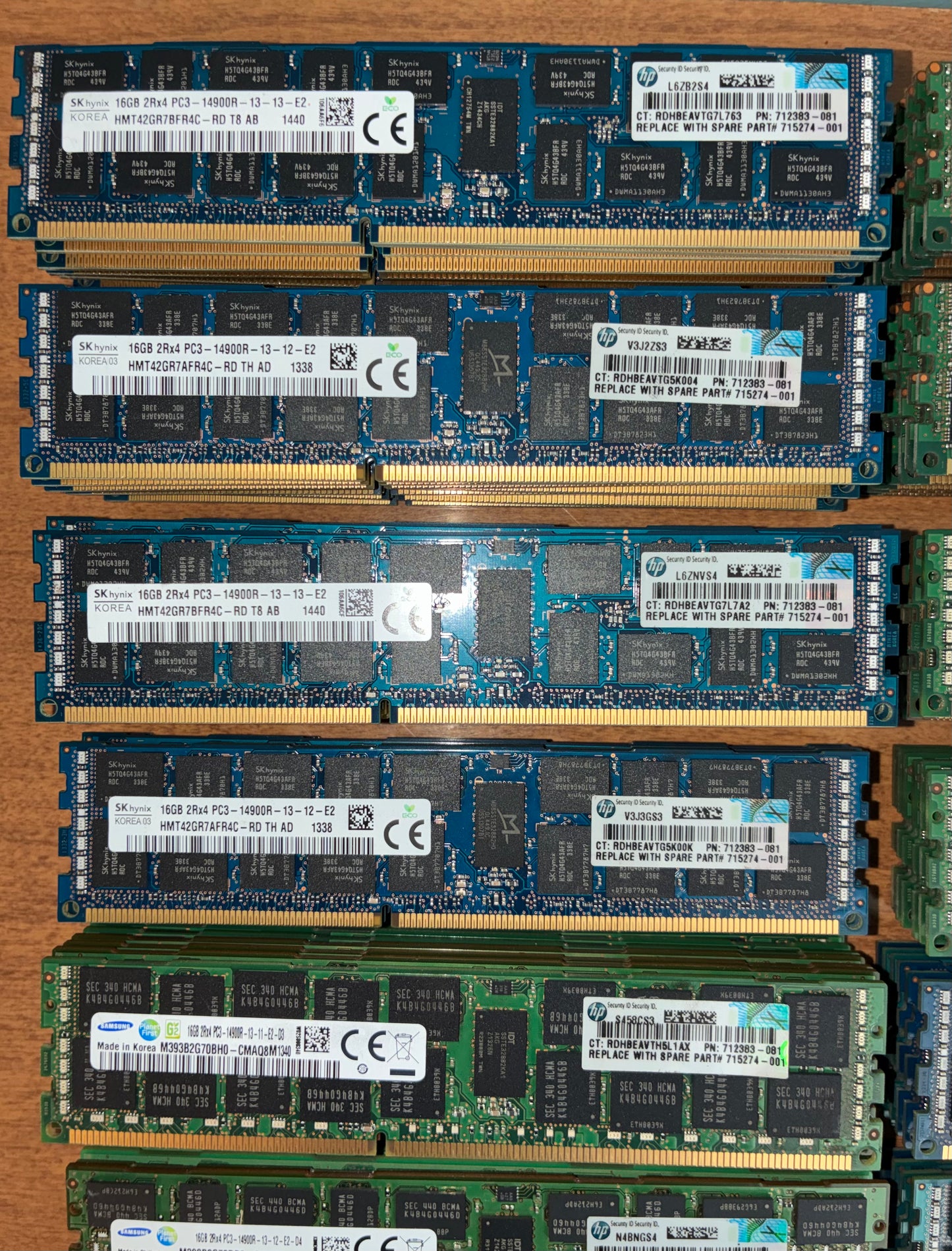 Server Memory RAM DDR3 PC 16GB 8GB 4GB Mix
