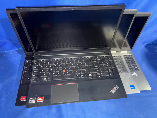 4 Laptops For Repair: Dell and Lenovo