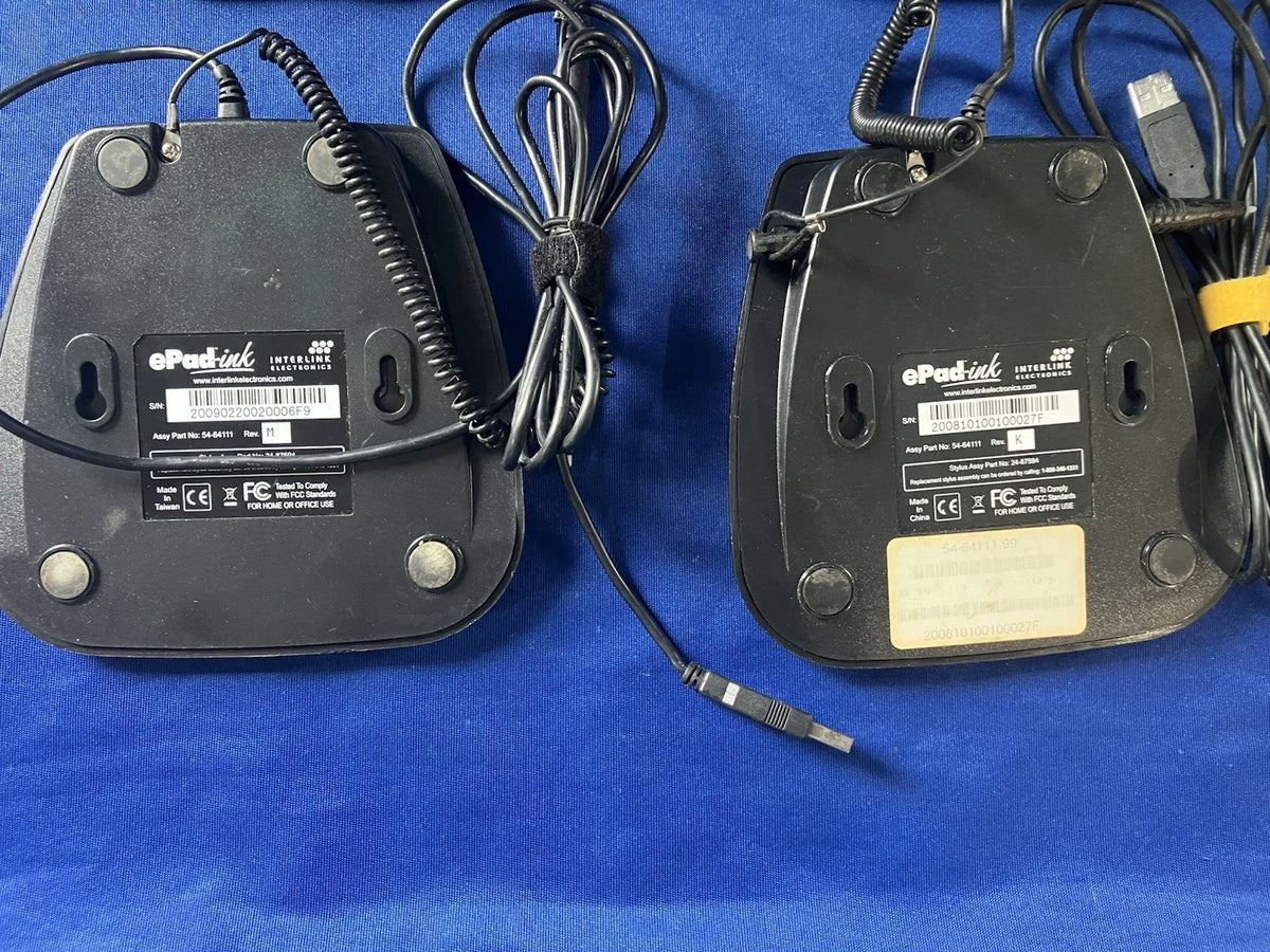 Lot of 9 ePad-ink VP9805 54-64111 USB Electronic Signature Capture Devices