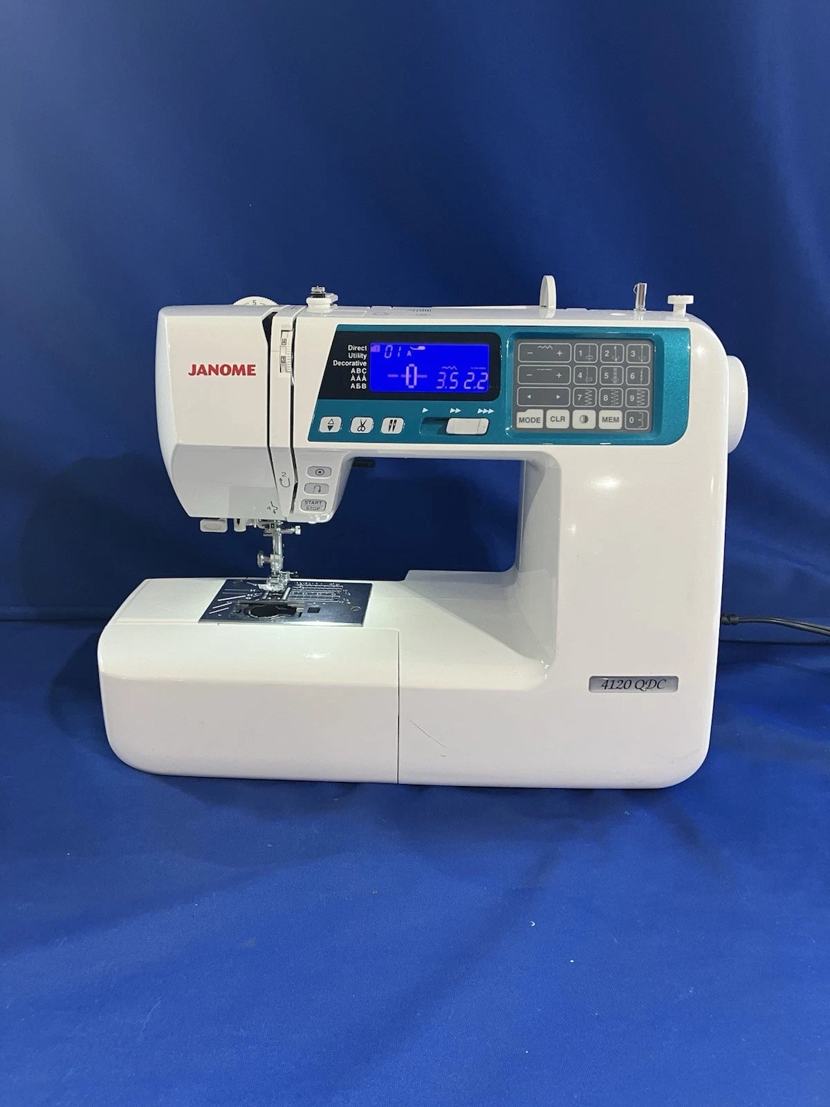 Lot of 2 Janome 4120 QDC Sewing and Quilting Machines