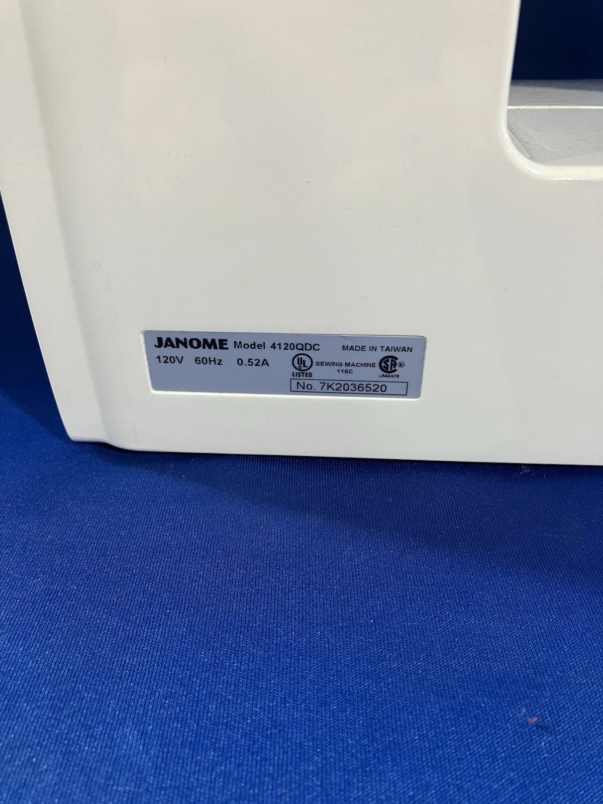 Lot of 2 Janome 4120 QDC Sewing and Quilting Machines