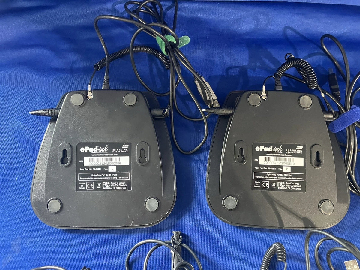 Lot of 9 ePad-ink VP9805 54-64111 USB Electronic Signature Capture Devices