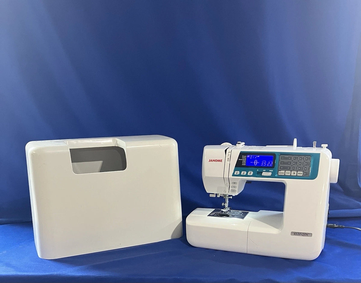 Lot of 2 Janome 4120 QDC Sewing and Quilting Machines