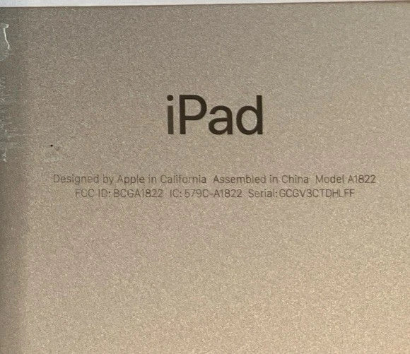 Apple iPad 5th Gen A1822 128GB WiFi Only Silver 9.7" - Lot of 10